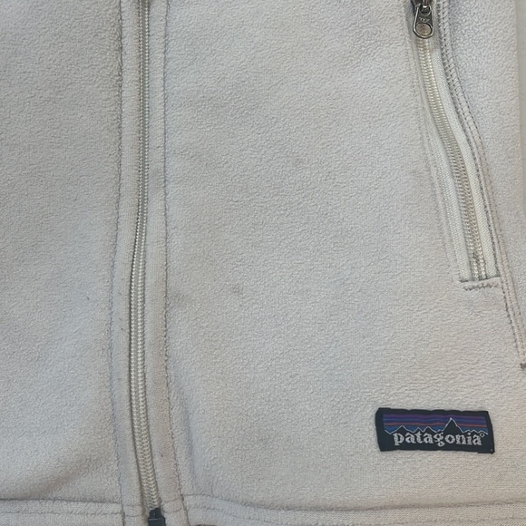 Patagonia Synchilla Fleece Vest Cream size Small - Picture 4 of 9